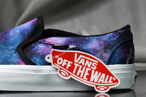 VANS ASHER GALAXY slip-on shoes for girls, NEW & AUTHENTIC, US size 6