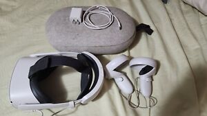 Meta Quest 2 VR Headset 128GB w/ Elite Headstrap and Case