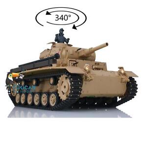 Henglong 3849 7.0 Plastic German Panzer III H RTR 2.4G 1/16 RC Tank Model