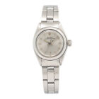 Rolex Oyster Perpetual 6718 Stainless Oyster Silver Dial Ladies Watch 24mm