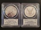 2023-S Morgan/Peace Reverse Proof PCGS PR70 Advanced Release Cleveland Signed