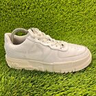 Nike Air Force 1 Low Pixel White Womens Size 8 Athletic Shoes Sneaker CK6649-100