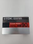 TDK AM 90 Blank Audio Cassette Tape (Sealed) Professional masters series