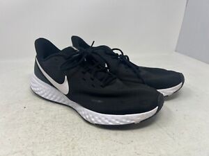 Nike Mens Revolution 5 Black Running Shoes Sneakers   BQ6714-003 Size 11 W