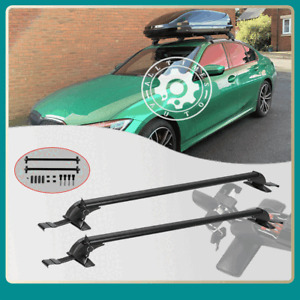 For BMW F30 G20 E90 E91 E92 Cross Bar Luggage Carrier W/ Lock Top Roof Rack AB (For: BMW)