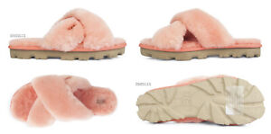 UGG Fuzzette Beverly Pink Fur Slippers Womens Size 7 *NIB*