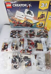LEGO 31109 Creator Pirate Ship Open Box Sealed Bags MISSING BAG 1 & INSTRUCTIONS