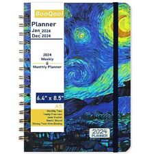 2024 Planner – Weekly ＆ Monthly Planner Jan.2024 - Dec.2024 6.4 x 8.5