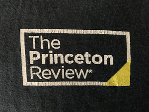 Vintage The Princeton Review T Shirt Black Large Test Prep Tudor Education Vtg
