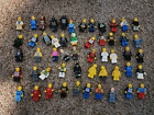 LEGO Minifigure lot of 60 + Classic VTG Legos with Accessories.