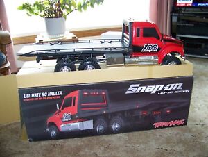 Traxxas Ultimate R/C Flatbed Snap-on Tools Hauler Truck Limited Edition NEW! 6x6