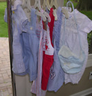 #AB Vintage Lot of 7 Baby Boy Clothes w/ appliques 60's 70's 80's  3 mo - 24 mo