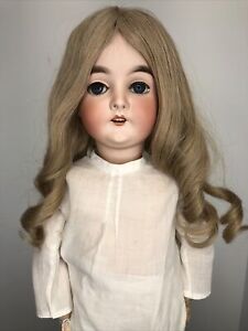 23” Antique Germany Bisque Doll Queen Louise 288 BL Stat.  Eyes Compo Body #s