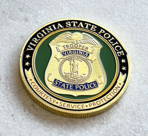 VIRGINIA STATE POLICE Challenge Coin