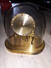 KIENINGER OBERGFELL Kundo Mechanical Anniversary Clock Glass Dome With Key