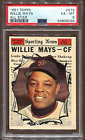 1961 TOPPS WILLIE MAYS  all star HIGH NUMBER #579 PSA 6 pack fresh