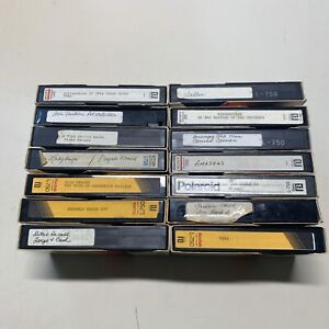 Lot of 14 Betamax Beta Tapes Used Prerecorded Sold As Blanks Sony Kodak TDK