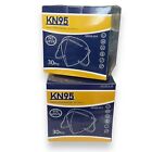 2 Boxes of 30 Ct Kids KN95 Face Masks Brand New Sealed Indoor Outdoor Disposable