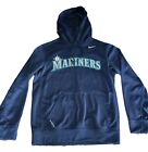 Seattle Mariners NIKE- Therma Fit Small Pre-Owned Hoodie Sweatshirt CLEAN!