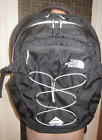 The North Face Borealis Backpack School Padded Laptop Bag Black & White Trim