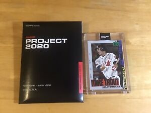 2020 TOPPS PROJECT 2020 #85 MIKE TROUT / JACOB ROCHESTER ANGELS 79