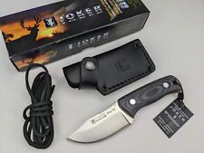 Joker Erizo TS1 Knife Satin Bohler N695 Stainless Blade + Leather Sheath - Spain