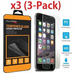 Screen Protector Tempered Glass Film For iPhone 5 6 7 8 Plus 11 Pro X XR Xs Max