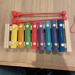 New ListingWood Xylophone Toy 8 Keys  Instrument 2 Mallets First Act Play Kids, 2020