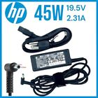 Genuine HP 45W blue tip laptop AC Adapter Power Supply Charger 19.5V 741727-001