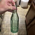 Crown Bottling Co. Embossed Soda Bottle Muncie Indiana IN
