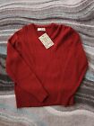 Vintage 70s 80s Kennington California Sweater 100 % Acrylic Mens Medium Red