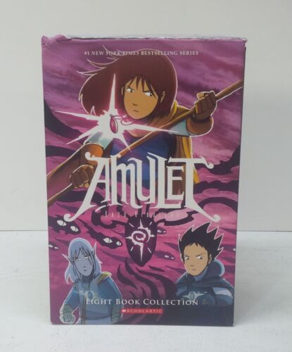 Amulet #1-8 Series Box Set Paperback 8 Book Collection, Graphix By Kazu Kibuishi