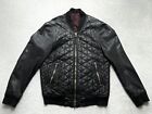 Genuine Authentic Black Paul Smith Quilted Leather Jacket Size Medium