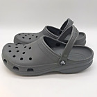 Crocs Classic Clogs Men's size 11 Slate Grey Slip On Waterproof Mules or Shoes