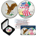 2022 Colorized 2-Sided 1 OZ .999 Silver American Eagle Coin LTD of 300 - TYPE 2