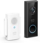 eufy Security Wireless Video Doorbell 1080P Smart Door Ring Camera w/Alexa+Chime