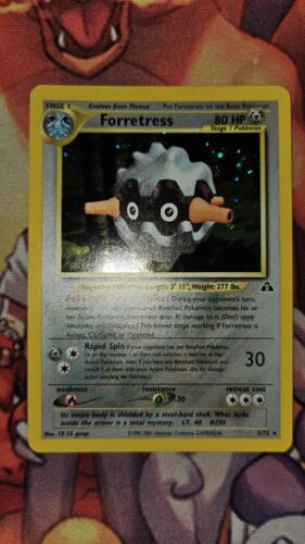 Pokemon FORRETRESS Neo Discovery HOLO RARE Unlimited Edition Card 2/75 NM