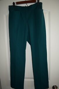 Ann Taylor Loft Womens Pants Size 10 Green Front Pockets Zip VERY NICE