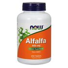 NOW Foods Alfalfa, 650 mg, 250 Tablets