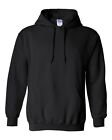 12 Gildan BLACK Adult Hooded Sweatshirts Bulk Lot Wholesale Hoodie S-XL
