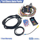 10 Universal Circuit Basic Wire Harness Fuse Box Street Hot Rat Rod Truck 12V (For: Ford F-100)