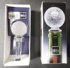 Mikasa Tee Time Golf Ball Wine Bottle Stopper Austria Lead Crystal Decanter