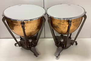 Pair Of Ludwig Timpani 25” and 28” Copper New Heads Free Ship