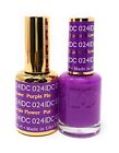 DND DC Duo Gel + Nail Lacquer (DC024) Purple Flower