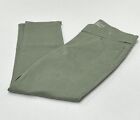 Gloria Vanderbilt Women's Mid-Rise Crop Pull-On Pants, Green, Size 10