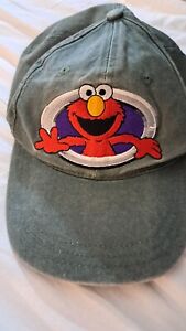 Elmo Sesame St.Cap Hat  Adjustable Strap Vintage Kidcore Embroidered