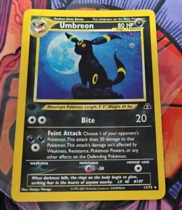✨Umbreon Neo Discovery 1st Edition Moon 13/75						Pokemon	Card	English	Official