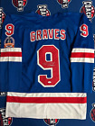 Adam Graves Autographed CUSTOM NY Rangers Home Jersey (JSA)