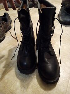 ANSI ENGINEERED HANDMADE IN THE USA LEATHER BOOTS  SZ 11.5 Steel Toe