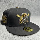 Pittsburgh Pirates Hat Cap Fitted 7 5/8 Dark Gray Gold New Era 94 All Star Patch